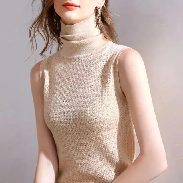 Short, Long sleeved Slimming With A Soft, Waxy Knit Base Apricot - Shop at LoveMi