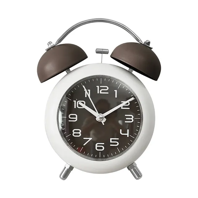 Large Size Alarm Clock Mechanical Metal Loudly Bell Brown - Shop at LoveMi