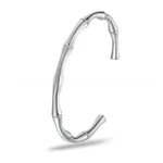 Wfcc Bamboo Bracelet Silver