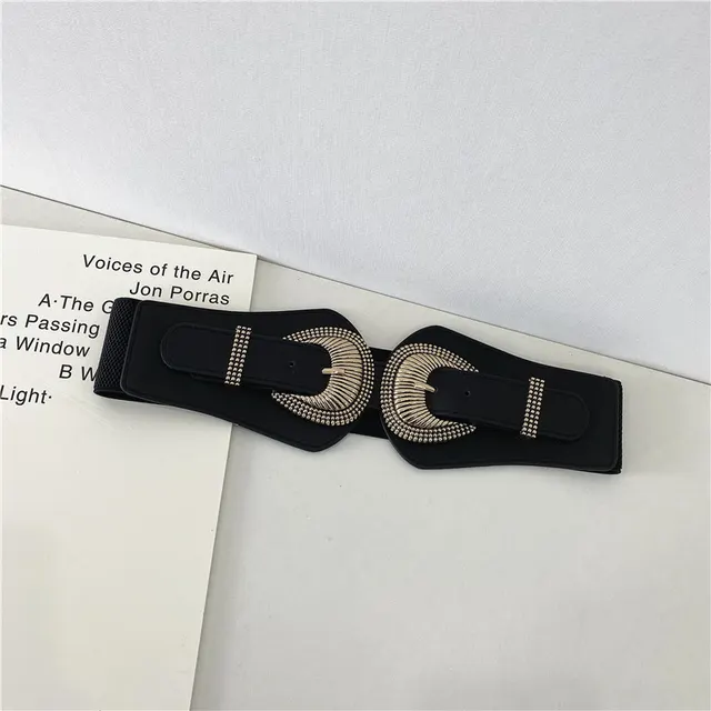 Women's Stylish Simple And Versatile Dress Waist Seal Black - Shop at LoveMi