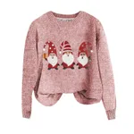 Bodkin Cloth Coat Christmas Elements 3D Printing Round Neck - 2 (5) Colour-3Xl