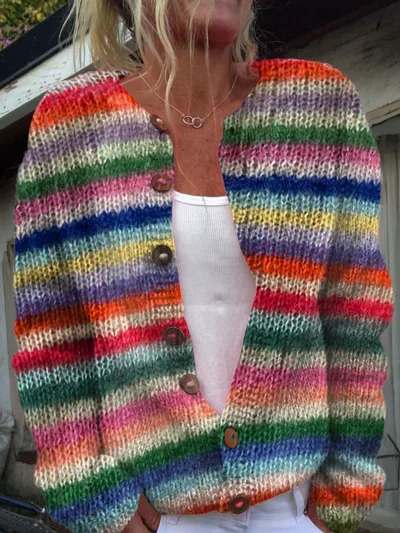 Women's Sweater Animal Elements Floral Cardigan Style 13 - Shop at LoveMi