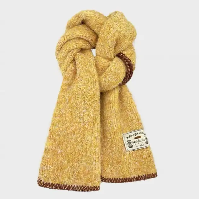 Atmosphere Warmth Neck Protection Soft And Sticky Scarf Yellow - Shop at LoveMi