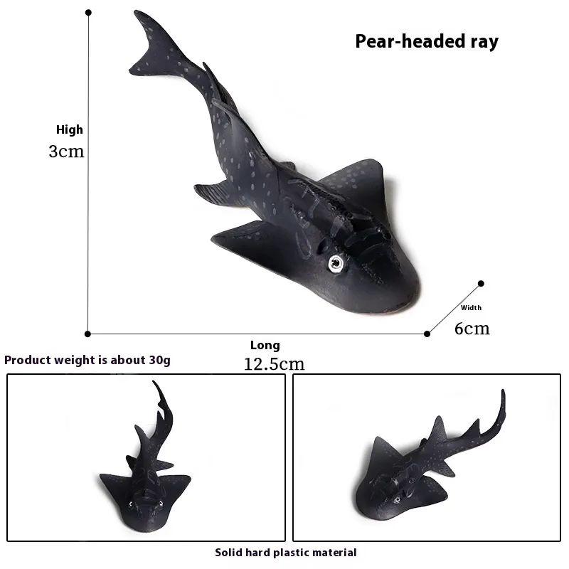 Simulation Marine Animal Model Children's Cognitive Toy M608 Pear Head Black - Shop at LoveMi