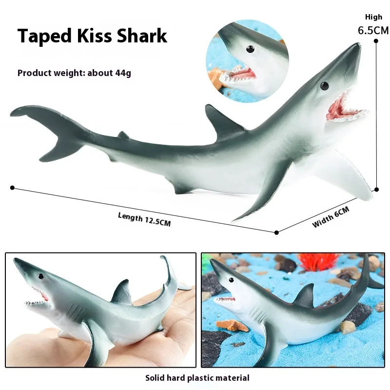 Simulation Marine Animal Model Children's Cognitive Toy Q9899S239 Tip Kiss Shark - Shop at LoveMi