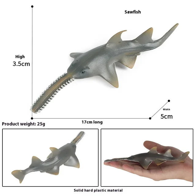Simulation Marine Animal Model Children's Cognitive Toy Zjs266 Saw Blade - Shop at LoveMi