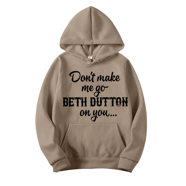 Letter Women's Long Sleeved Shirt Camel - Shop at LoveMi