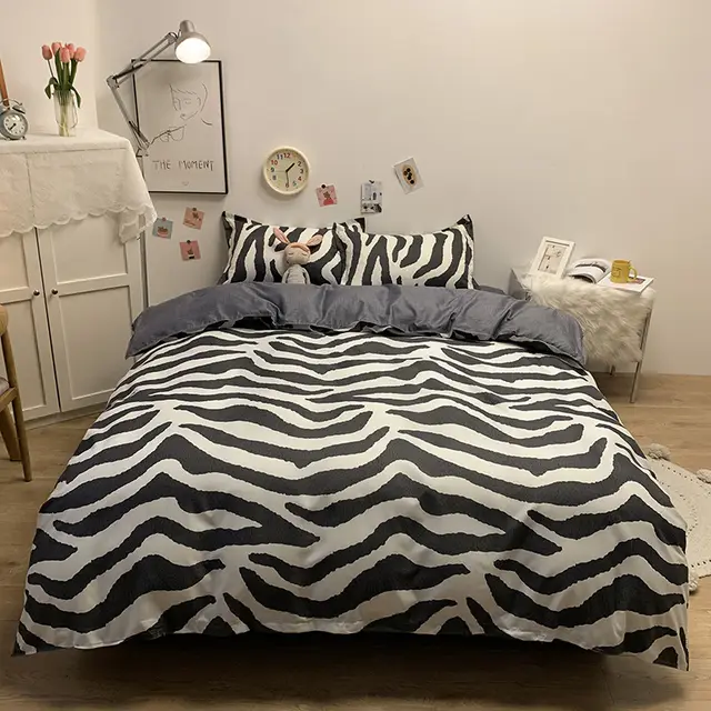Aloe Cotton Skin friendly Four piece Set Zebra - Shop at LoveMi