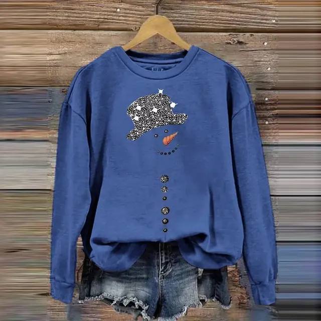 Fashion Female 3D Printing Snow Casual Sweatshirt Rnst827020 - Shop at LoveMi