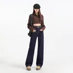 Blue Conventional Ninth Pants