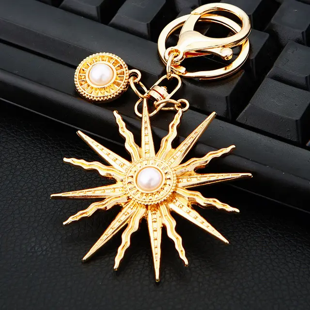 Diamond Crystal Swan Car Key Ring A11 Apollo Gold - Shop at LoveMi