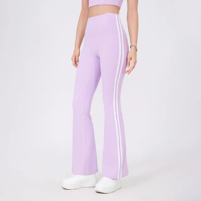 High Waist Yoga Pants American Hot Girl New Running Sports Soft Mist Purple - Shop at LoveMi