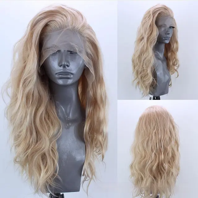 Wig Chemical Fiber Former Lace Head Cap Linen Long Curly Hair Linen - Shop at LoveMi