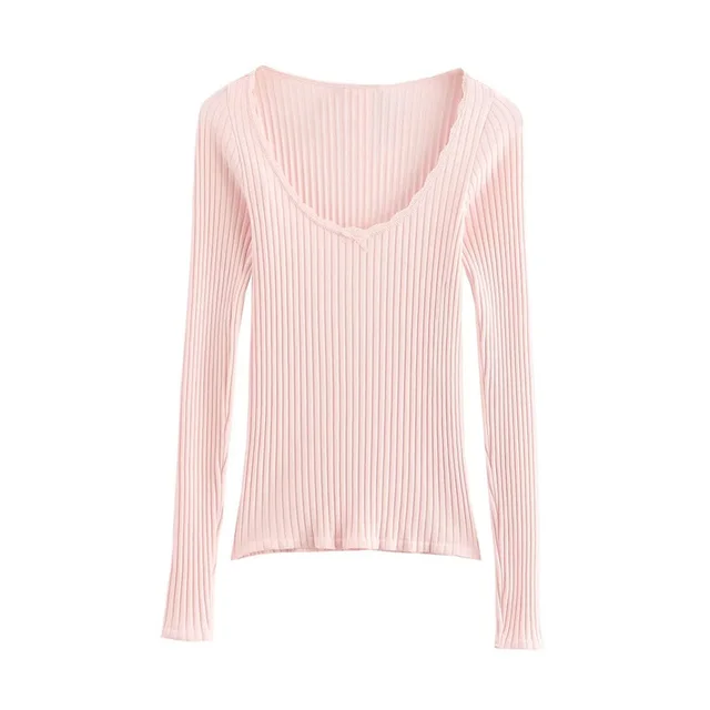 Women's Lace Bowknot Decoration Seamless Top Pink - Shop at LoveMi
