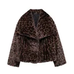 Women's New Polo Collar Short Coat - Picture Color 2