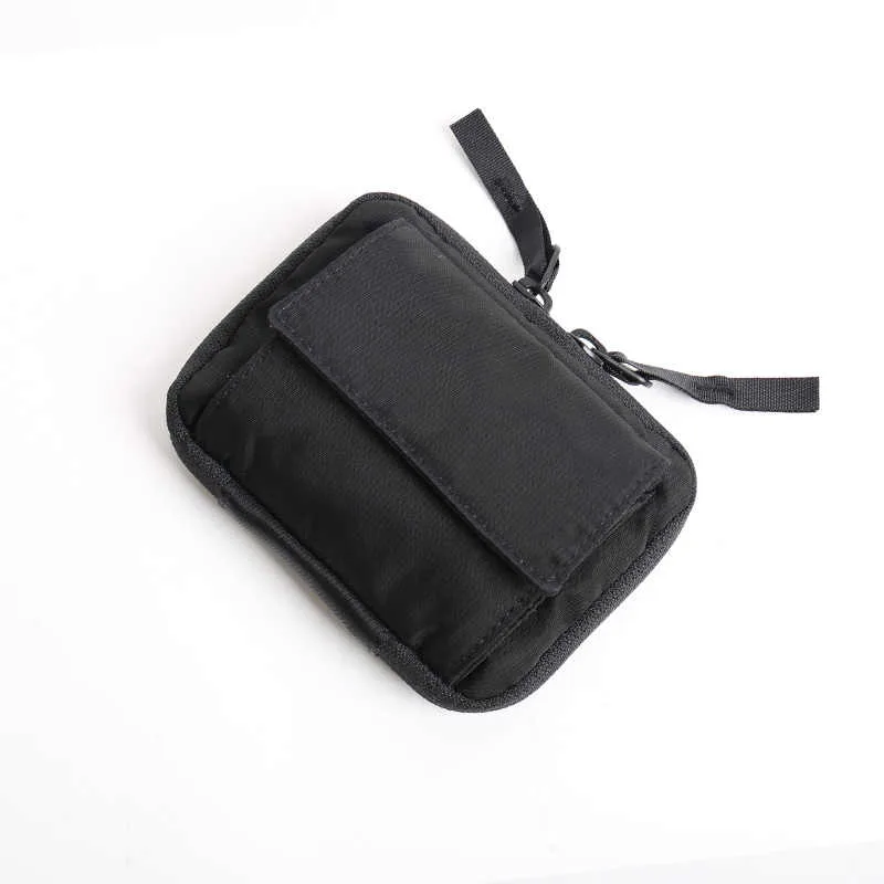 Fashion Clutch Coin Purse Short Pouch - Black