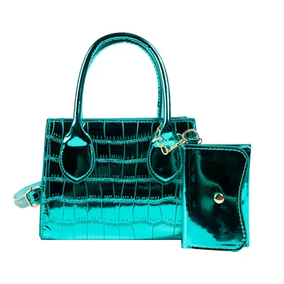 Simple Texture Shoulder Messenger Bag Green - Shop at LoveMi