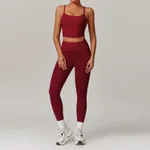 Sling Vest Pants Cherry Red