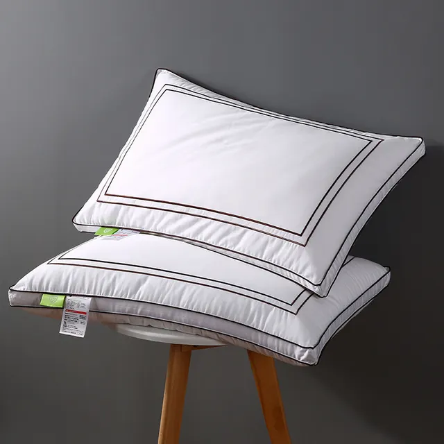 All Cotton Washable Feather Velvet Embroidery Three dimensional Single Pillow Insert Cotton Satin Embroidery - Shop at LoveMi