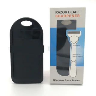 Black Shaver Sharpener Tool Blade Cleaner - Black