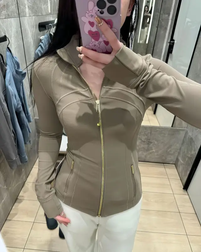 Thin Double sided Brushed Defin Top Earth Gold Zipper - Shop at LoveMi