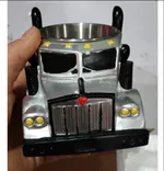 Silver White Truck