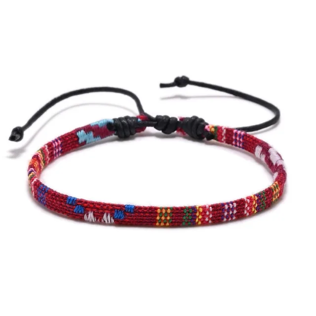 Rainbow Color Ethnic Style Bracelet Anklet Accessories Yya016 - Shop at LoveMi
