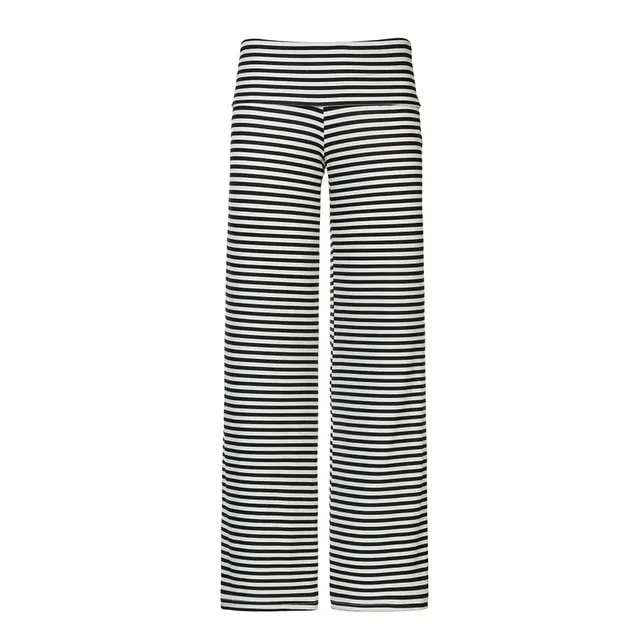 Striped Printed Shorts Fashion Sexy Low Waist Sports Casual Pants 20953 Black And White Trousers - Shop at LoveMi