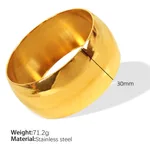 Large Gold Bracelet