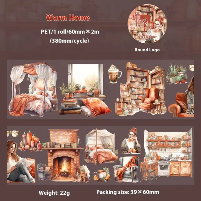 Beautiful Day Life Scene Landscaping Tape 4 Warm Dwelling - Shop at LoveMi