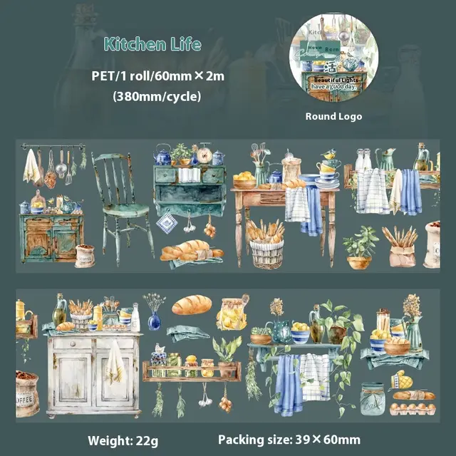 Beautiful Day Life Scene Landscaping Tape 5 Kitchen Life - Shop at LoveMi