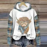Women's Sweater 3D Digital Printing Animal Cat Oil Painting Pullover Hoodie - 10Style-Xs