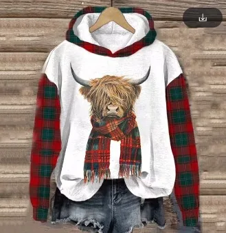 Women's Sweater 3D Digital Printing Animal Cat Oil Painting Pullover Hoodie 9Style Xl - Shop at LoveMi