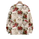 Thick Needle Sweater 3D Digital Printing Women's Christmas Top - 36Z Other 1-3Xl