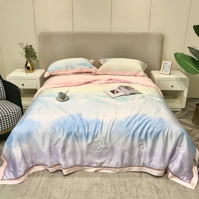 High end Tencel Summer Cooling Duvet Four piece Set Shimmer - Shop at LoveMi