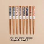 Blue Orange 8 Pairs
