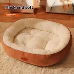 Pet Round Nest Thickened Brown