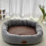 Round Nest Summer Mat Gray
