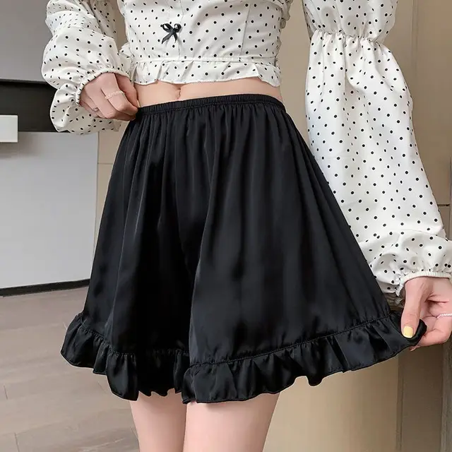 Summer Thin Leggings Can Be Worn Outside Without Curling Plus Size Loose Black - Shop at LoveMi