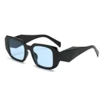 Black Frame Blue Lens