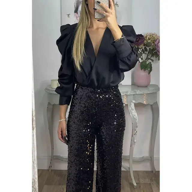 Casual Multi color Party Women's Tops Black - Shop at LoveMi