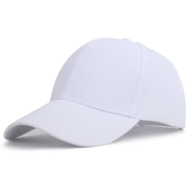 Candy Color Outdoor Casual Solid Color Peaked Baseball Cap White - Shop at LoveMi