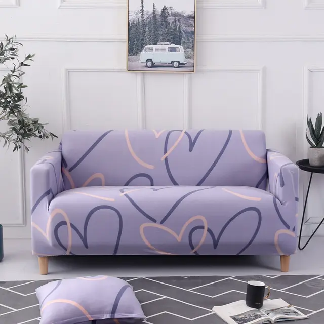 Integrated Stretch Sofa Cover Four Seasons Love - Shop at LoveMi