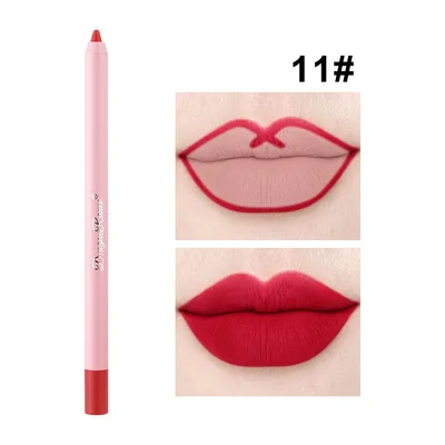 Lip Liner Waterproof Matte Finish Cameo Brown Hook Line Lip Lipstick Pen No 11 Single Lip Liner - Shop at LoveMi