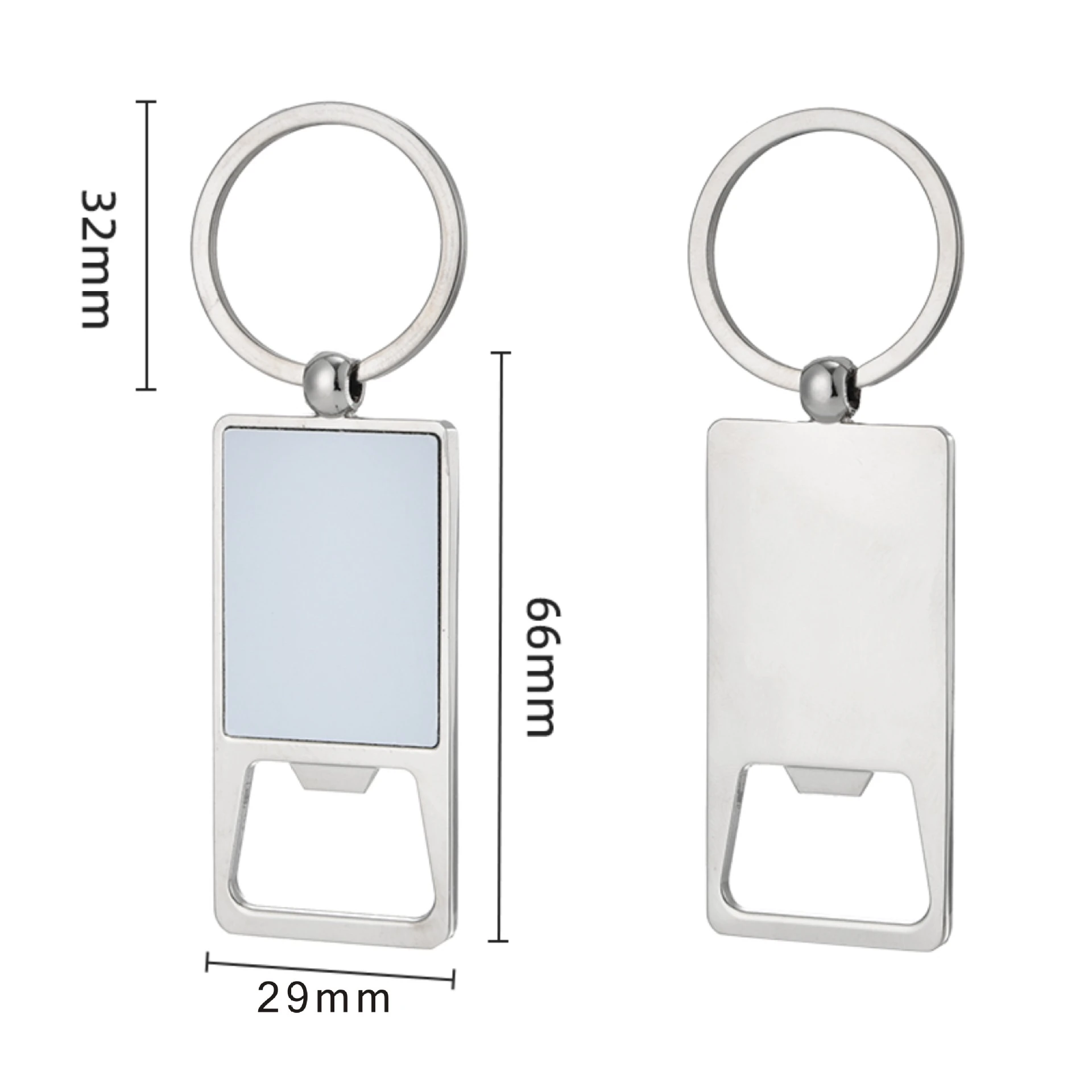 Metal Corkscrew Blank Thermal Transfer Keychain - A09