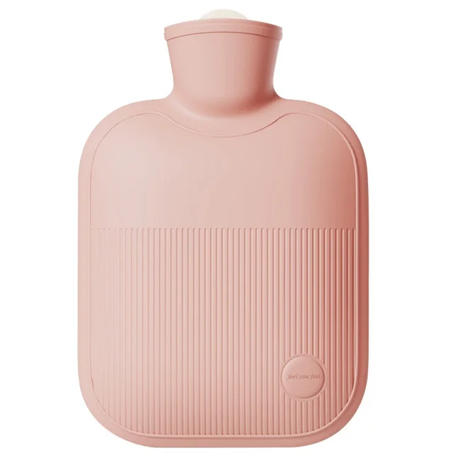 Hot Water Injection Bag Warm Belly Hand Warmer Belly Dressing Cute Female Student Plush Pink - Shop at LoveMi