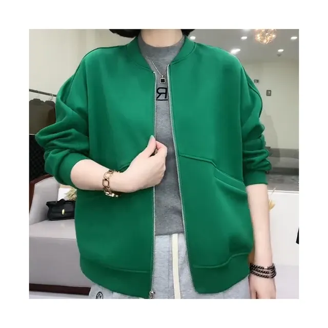 Short All match Leisure Plus Size Baseball Shirt Green - Shop at LoveMi