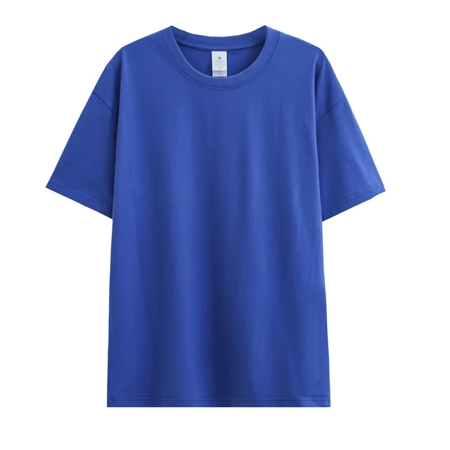 Solid Color Drop shoulder T shirt Women's Blank Shirt Kleinland - Shop at LoveMi