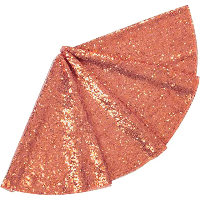 Polyester Golden Bottom Apron Decorative Sequins Rose Gold - Shop at LoveMi