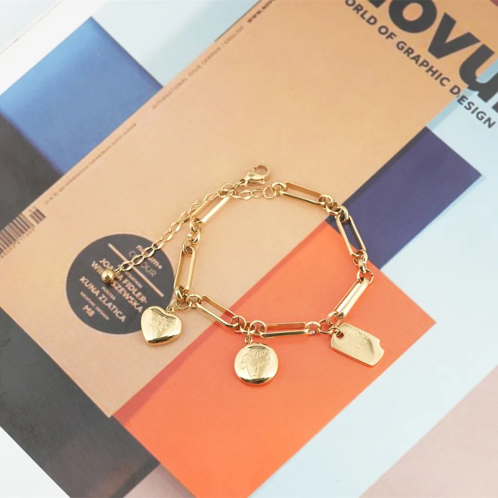 Retro Style Bracelet Anklet - Gold